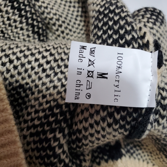 SOLD Atirmira Cardigan Sweater Women's Button Up Leopard Print Thigh Length M - Picture 6 of 8